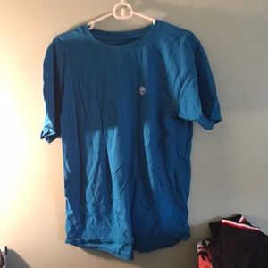 Mens timberland blue large short sleeve shirt